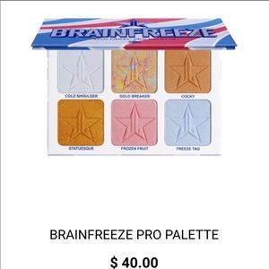 Jeffree star Brain freeze highlighter palette